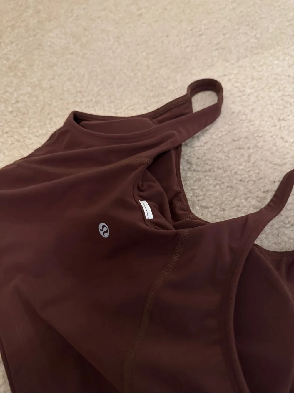 lululemon Align Tank Top brown color Size 6